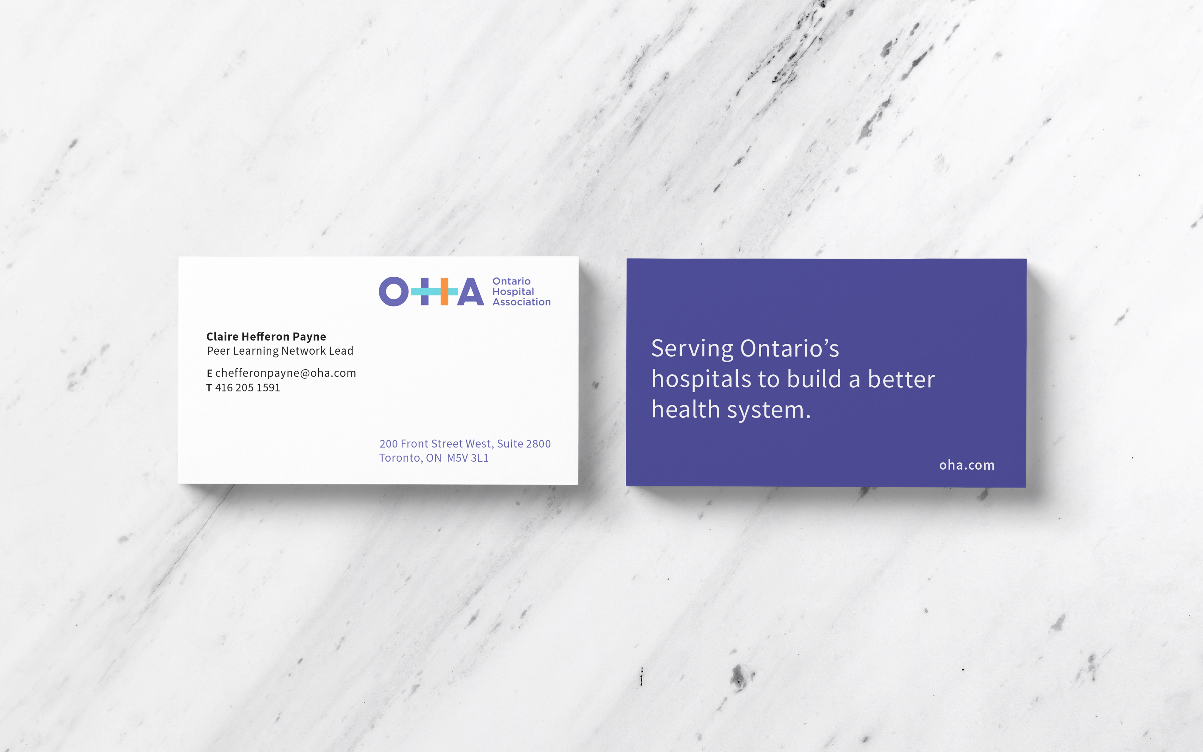 OHA business cards