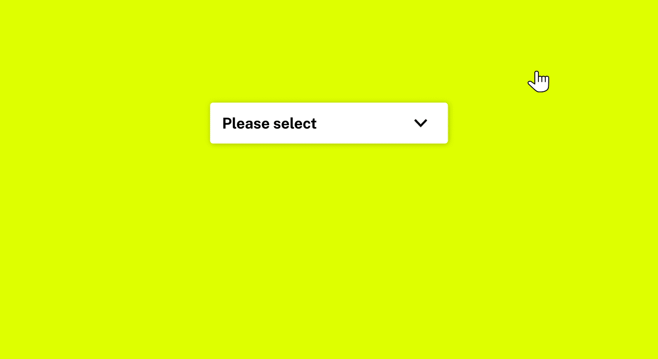 A screenshot of an expanded dropdown menu containing containing three options: male, female, and X.