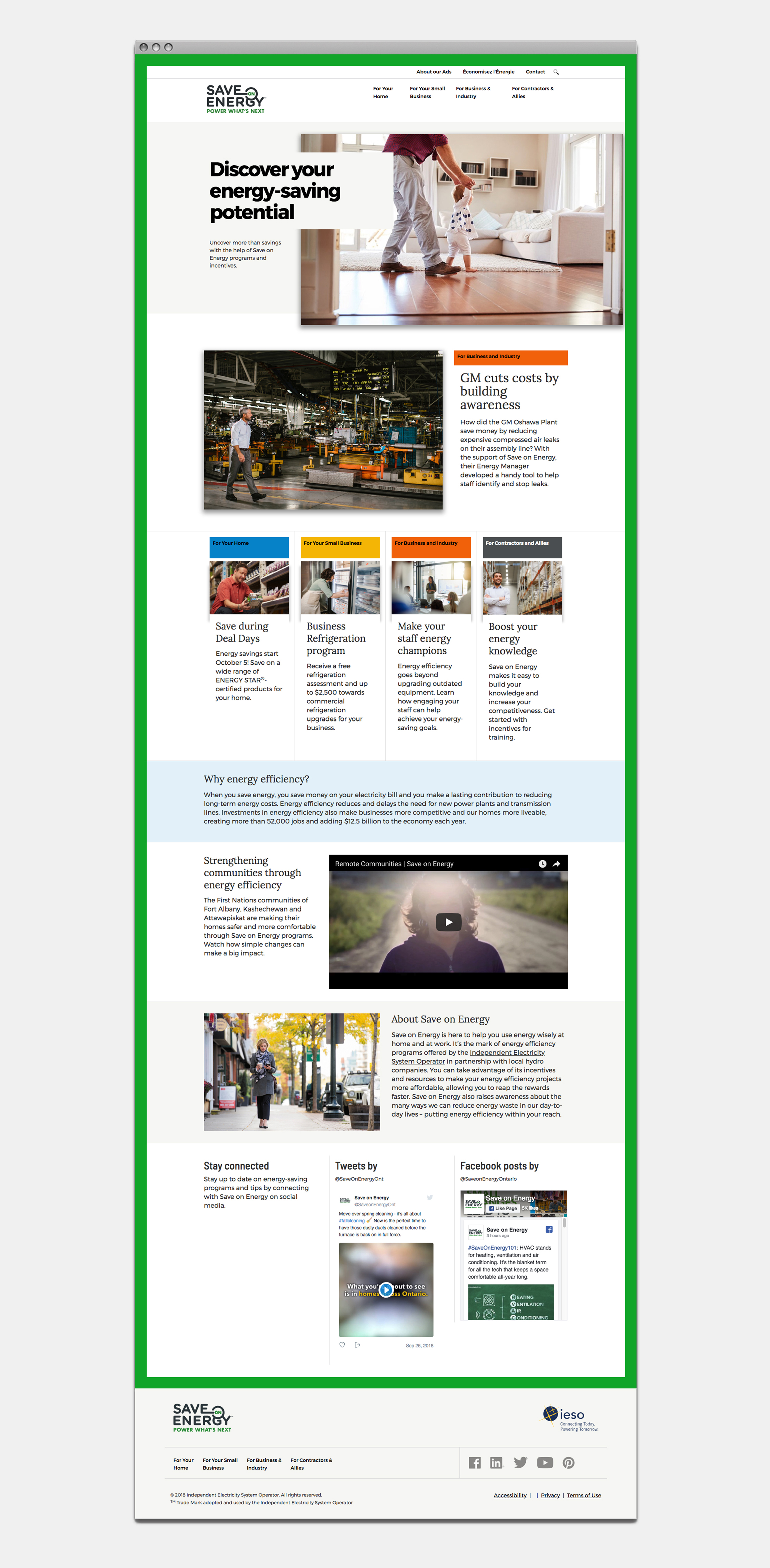 SOE internal webpage